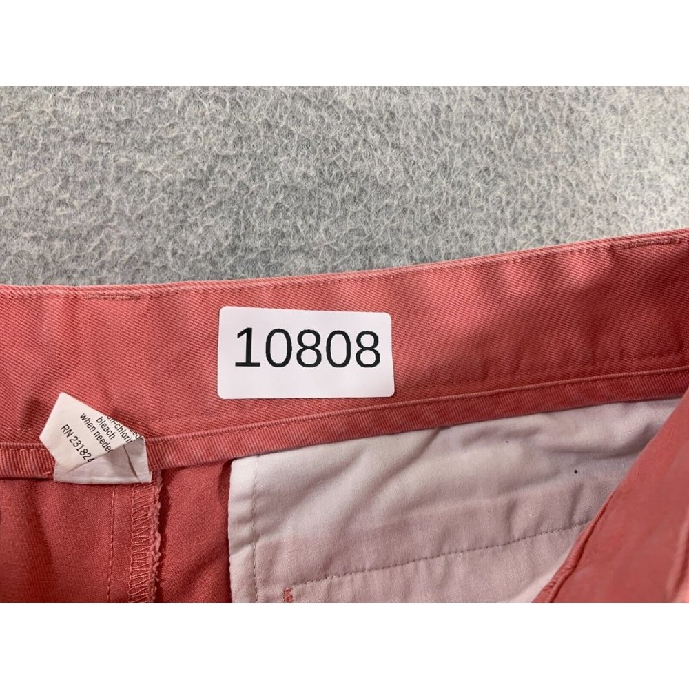 Vineyard Vines Classic Solid 100% Cotton Chino Shorts (Boy's Size 18) Jetty Red - Picture 5 of 11